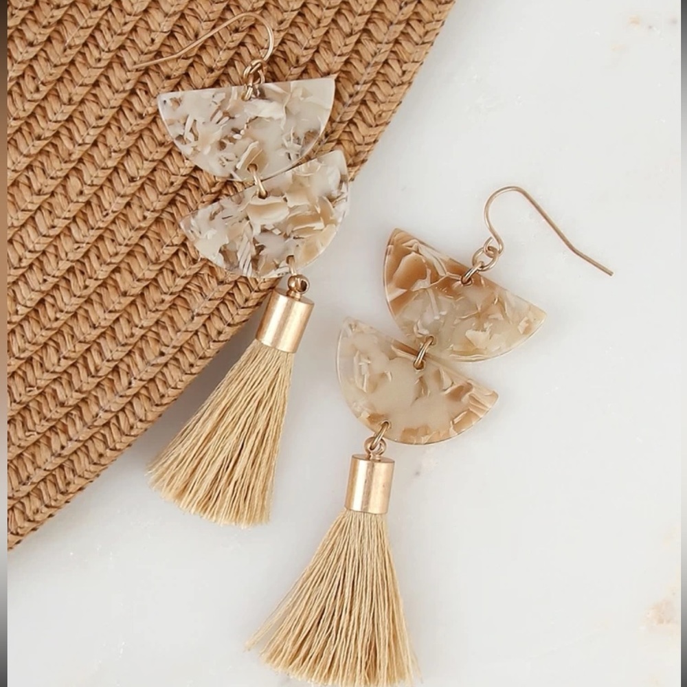 Marble earrings